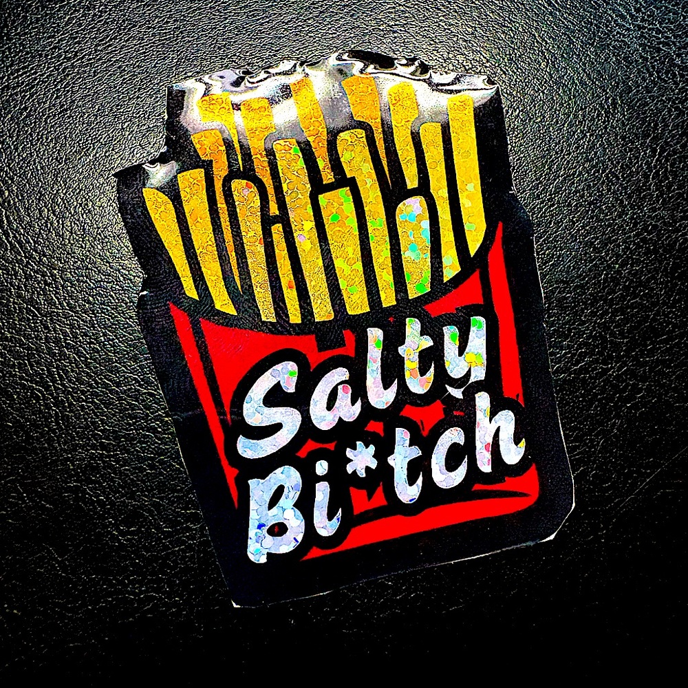 Salty Bi*ch French Fry Sticker